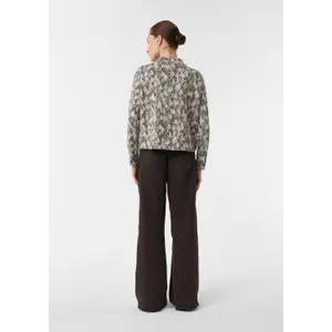 Women's Straight Cut All-Over Print Short Sweatshirt COMMA image-4