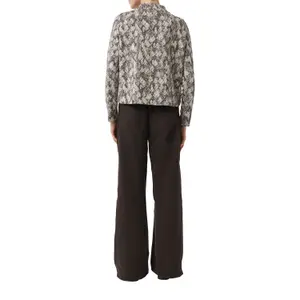 Women's Straight Cut All-Over Print Short Sweatshirt COMMA image-5