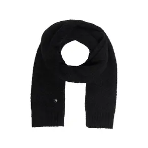 Women's cosy wool scarf adorned with sequins COMMA image-1