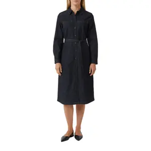 Light Shirt Dress with Patch Pockets Women COMMA image-2