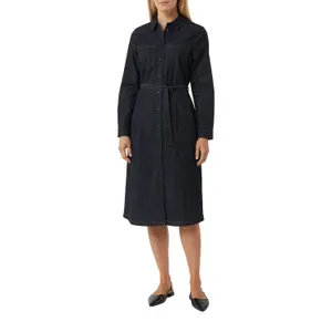 Light Shirt Dress with Patch Pockets Women COMMA image-6