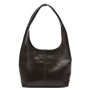 Women's Shiny Leather Handbag COMMA image-1