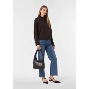 Women's Shiny Leather Handbag COMMA image-4