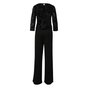 Women's 3/4 Sleeve Jersey Jumpsuit COMMA image-1