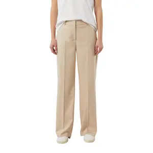 Women's Wide Leg Flannel Marlène Style Trousers COMMA image-2
