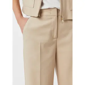 Women's Wide Leg Flannel Marlène Style Trousers COMMA image-3