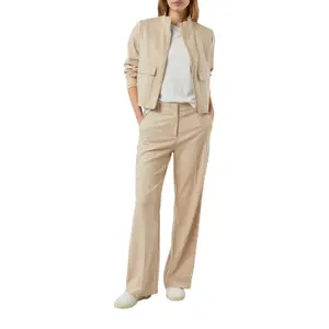 Women's Wide Leg Flannel Marlène Style Trousers COMMA image-6