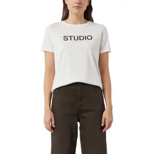 Women's Pure Cotton Printed T-shirt COMMA image-2