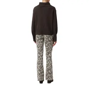 Classic Flared Trousers Mid-Rise Women's COMMA image-5