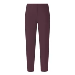 Women's Cropped Cigarette Style Suit Trousers in Blended Viscose COMMA image-0