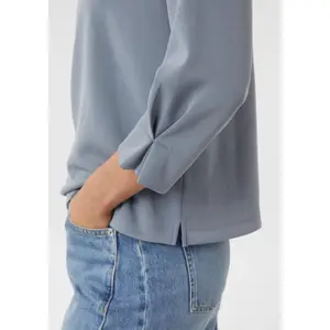 3/4 Sleeve Interlock Jersey Sweatshirt Women COMMA image-3