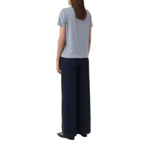 Women's Cotton Blend Printed Front T-shirt COMMA image-5