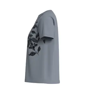 Women's Cotton Blend Printed Front T-shirt COMMA image-6