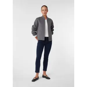 Women's Mid-Rise Slim Fit 5-Pocket Jeans COMMA image-5