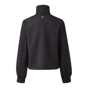 Women's Faux Suede Jacket with Button Closure COMMA image-1