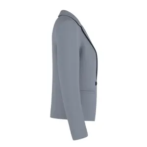 Blazer intérieur courte et ajustée, avec col à revers femme COMMA image-3