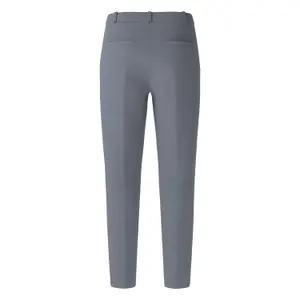 Women’s Cropped Cigarette Trousers with Pin Tucks COMMA image-1