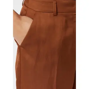 Women's Glittering Linen and Viscose Culotte Trousers COMMA image-1
