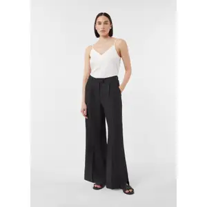 Marlène Style Linen Split Hem Trousers Women COMMA image-6