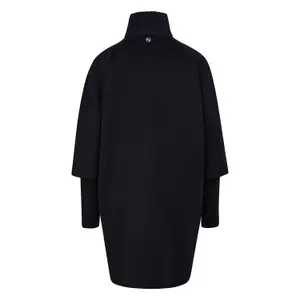 Wool Blend Cape Coat Egg Cut Women COMMA image-1