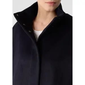 Wool Blend Cape Coat Egg Cut Women COMMA image-3
