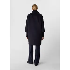 Wool Blend Cape Coat Egg Cut Women COMMA image-4