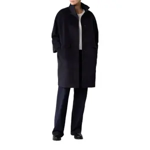 Wool Blend Cape Coat Egg Cut Women COMMA image-6