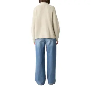 Women's Fluffy Lurex Cardigan with Puff Sleeves COMMA image-3