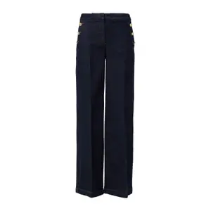 Women's wide leg jeans COMMA image-0