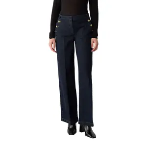 Women's wide leg jeans COMMA image-1