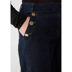 Women's wide leg jeans COMMA image-4