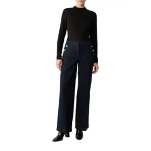 Women's wide leg jeans COMMA image-5