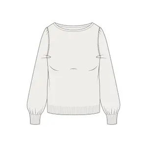 Puff sleeve jumper women COMMA image-1