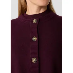 Women’s Fur Cardigan with Ribbed Details COMMA image-3