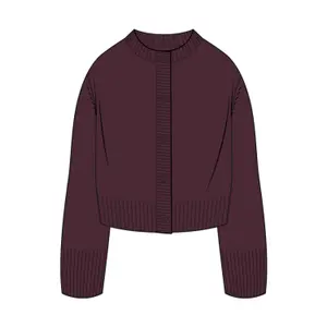 Women’s Fur Cardigan with Ribbed Details COMMA image-6