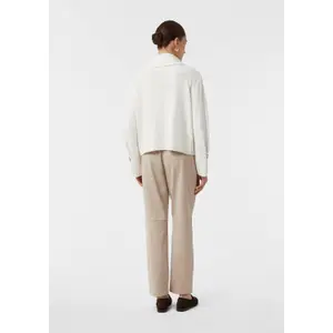 Womens Velvet Suede Look Jogging Trousers COMMA image-2