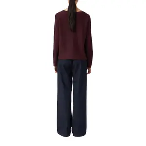 Fine Knit Pull with Batwing Sleeves for Women COMMA image-3