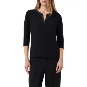 Women's 3/4 Sleeve V-Neck T-Shirt COMMA image-2