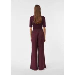 Marlène Style Trousers with Elastic Waist for Women COMMA image-4