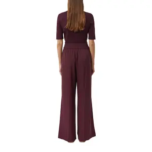 Marlène Style Trousers with Elastic Waist for Women COMMA image-5