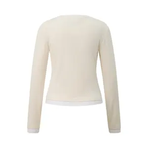 Women's Long Sleeve Double Cuff T-Shirt COMMA image-1