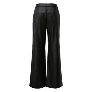 Marlène Style Faux Leather Trousers with Shaped Waistband for Women COMMA image-1