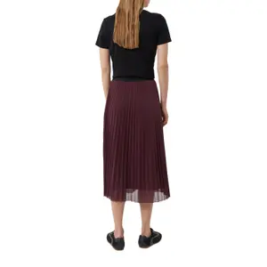 Women's Pleated Knit Skirt COMMA Midi image-5