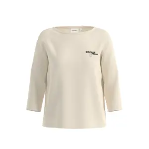3/4 Sleeve Boat Neck Jersey T-Shirt Women COMMA image-0