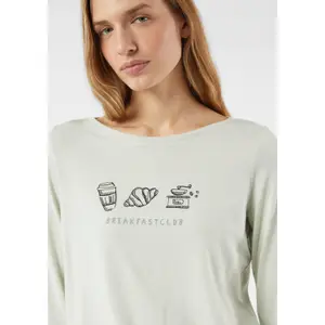 3/4 Sleeve Boat Neck Jersey T-Shirt Women COMMA image-3