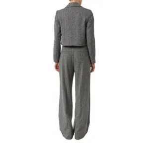 Chevron Pattern Women's Trousers COMMA Marlene image-5