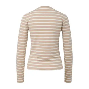 Long Sleeve Striped Jersey T-shirt Women COMMA image-1