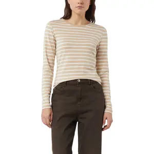 Long Sleeve Striped Jersey T-shirt Women COMMA image-2