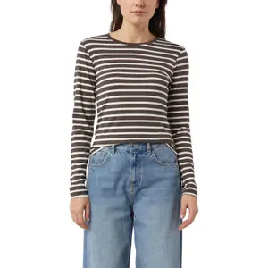 Long Sleeve Striped Jersey T-shirt Women COMMA image-2
