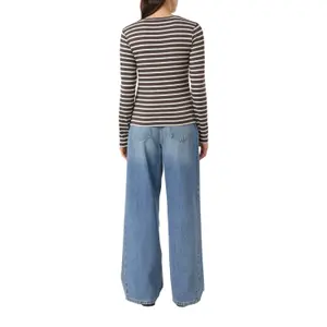 Long Sleeve Striped Jersey T-shirt Women COMMA image-5